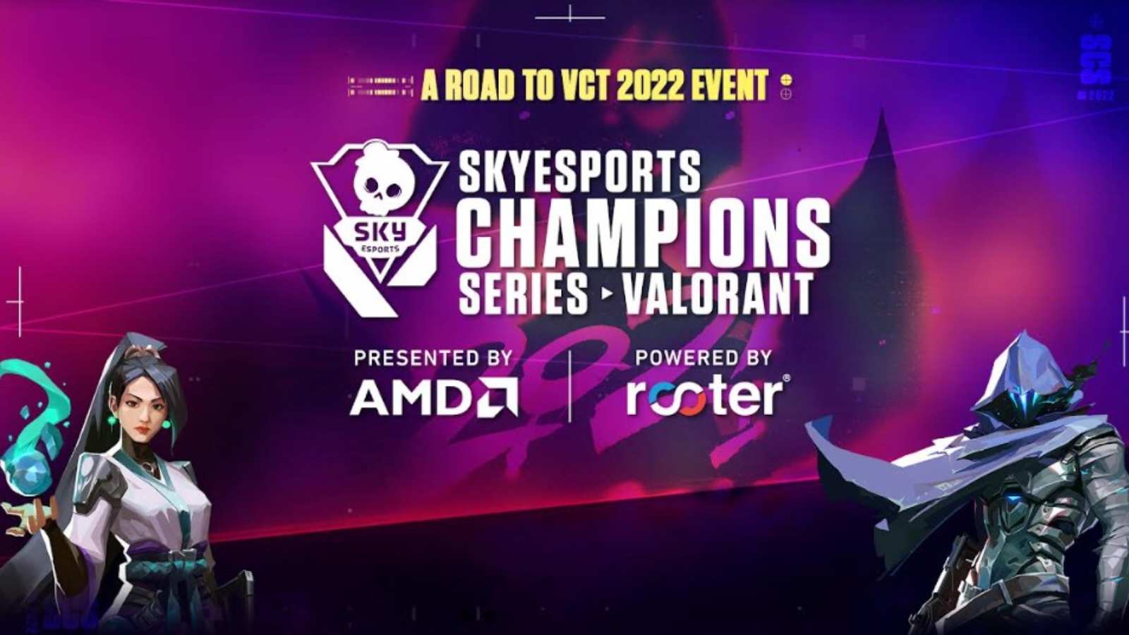 AMD and Rooter to sponsor Skyesports Champions Series, a road to VCT Stage 2 event