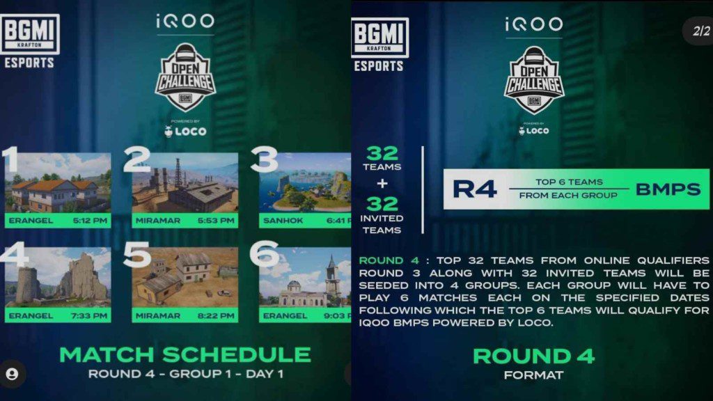 BMOC Round 4: Group division, schedule and more of the BGMI tournament