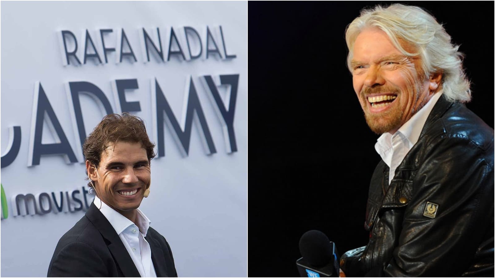 “That doesn’t happen at Wimbledon” British tycoon Richard Branson enjoys with Rafael Nadal at his Academy in Mallorca