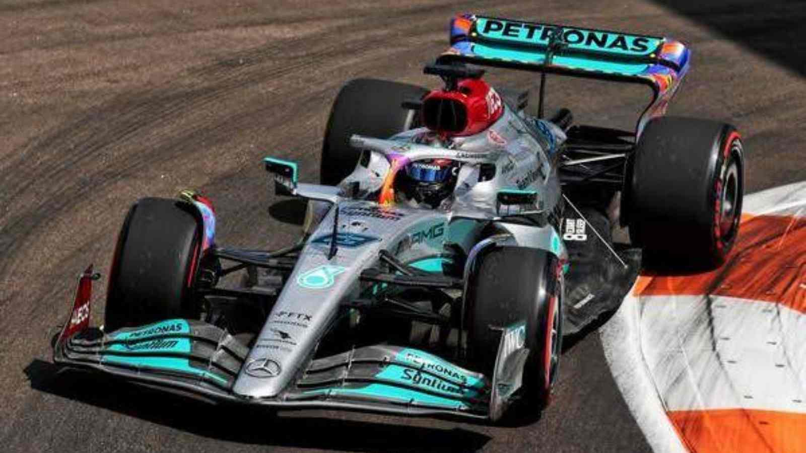 Mercedes in the Miami GP