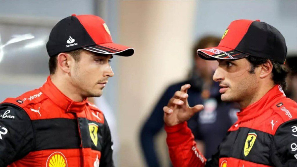 Charles Leclerc and Carlos Sainz