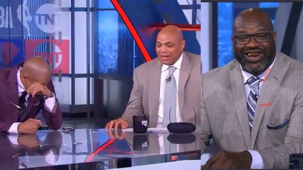 Shaquille O'Neal devours cookies on 'Inside The NBA'