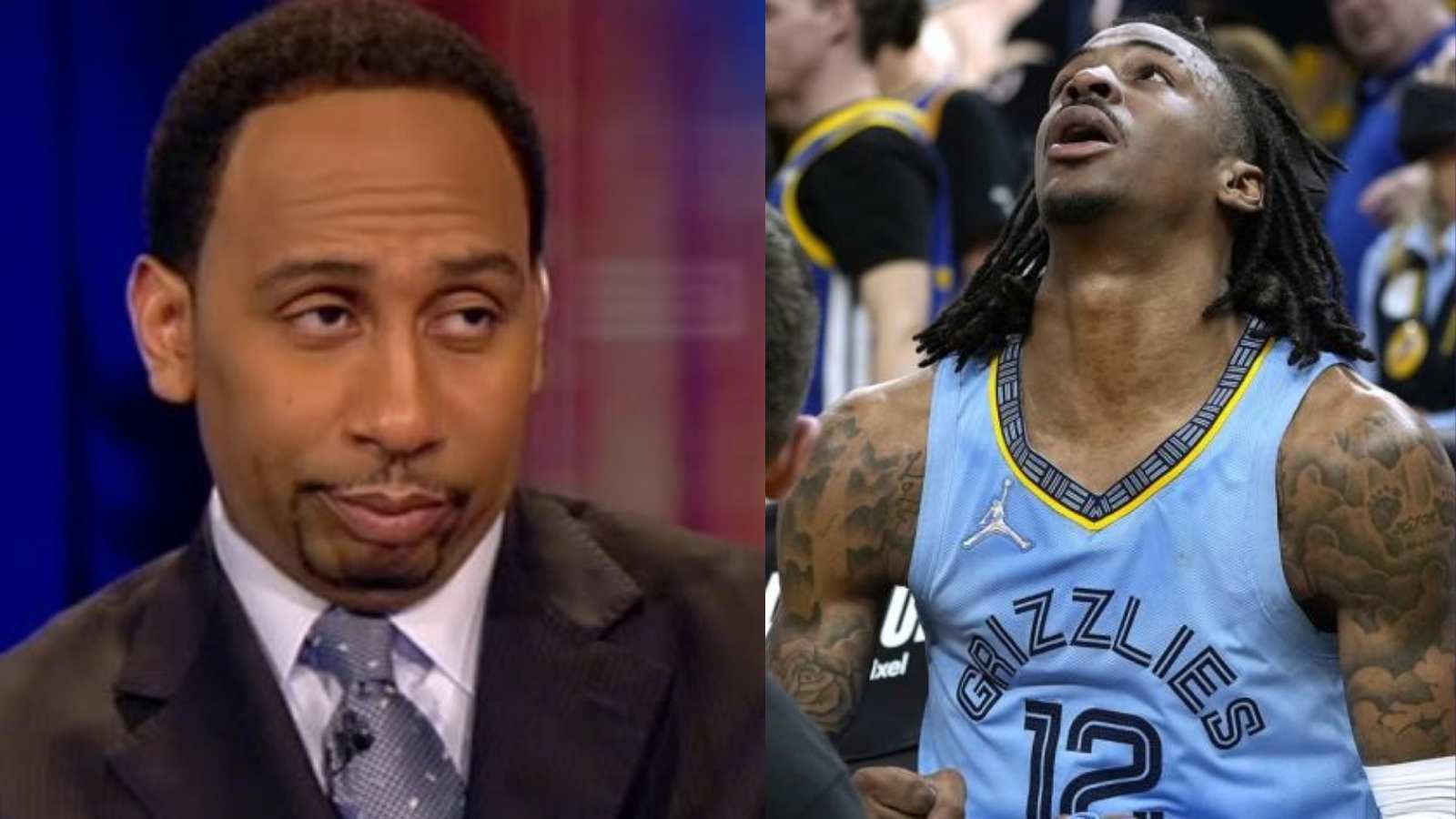 “Poole, Steph, Klay, that’s the name of LETHAL WEAPON THREE” Stephen A. Smith loses his mind over Ja Morant’s deleted “Broke the Code” tweet