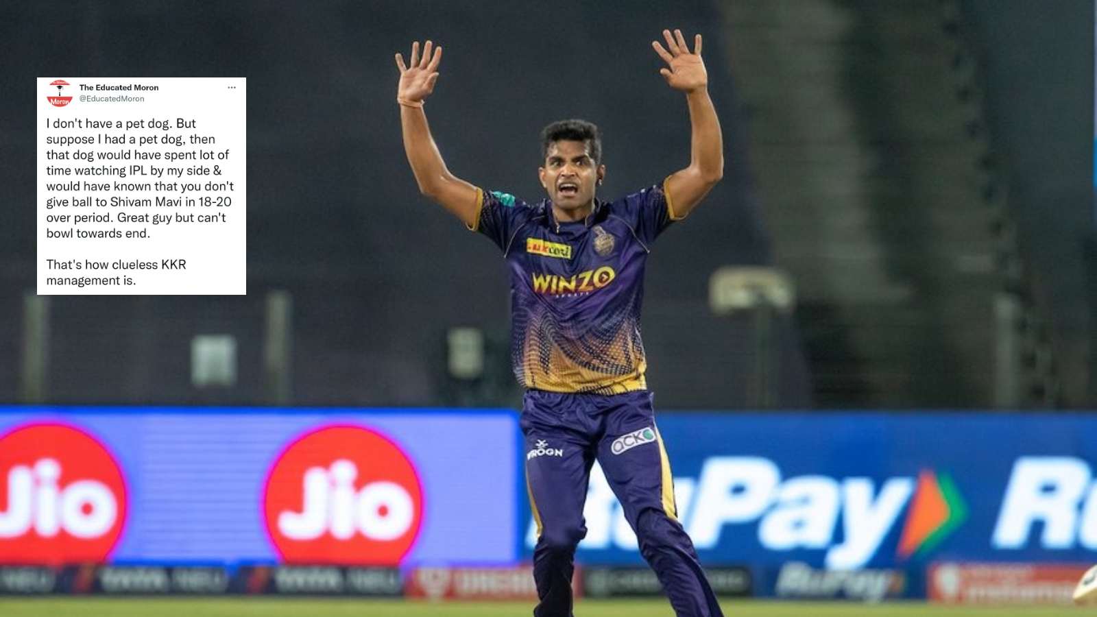 “Shameful record!”- Fans slam Shivam Mavi for bowling the most expensive over; retains this unwanted record