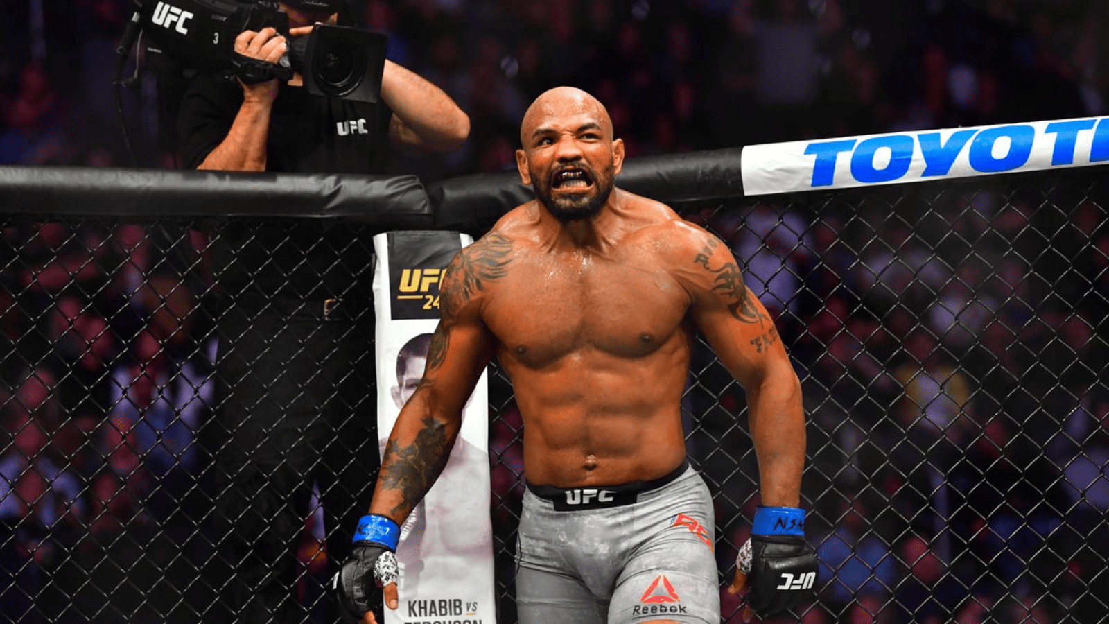 “Built like a brick” – Yoel Romero takes Twitter by storm with his flamboyant training video