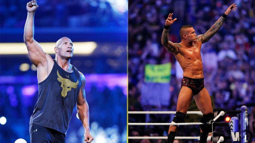 Dwayne Johnson and Randy Orton