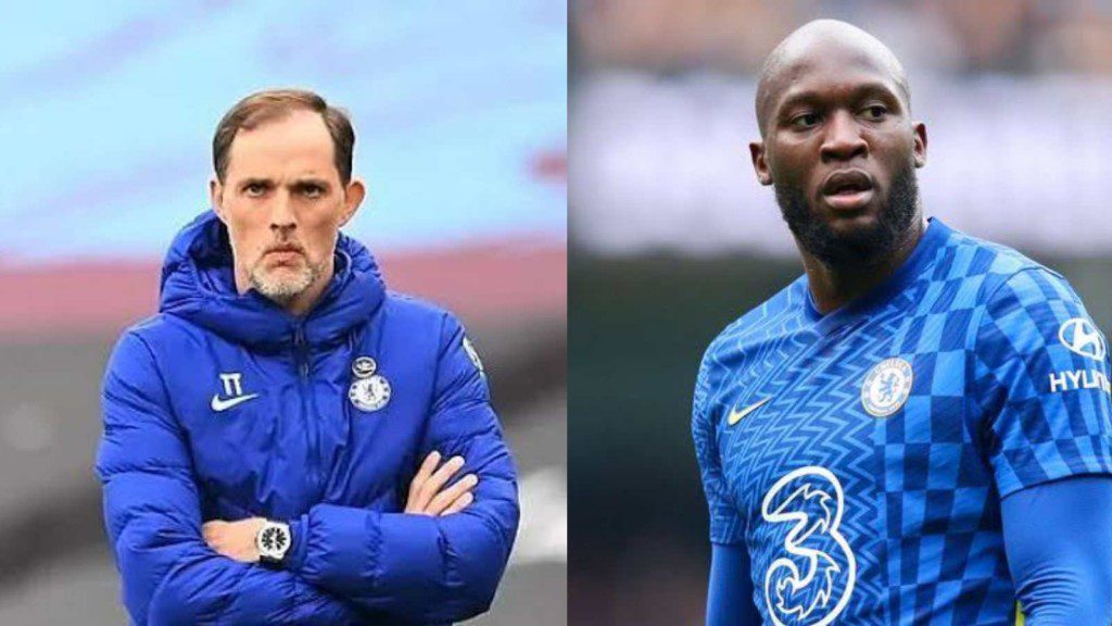 Chelsea's Thomas Tuchel and Romelu Lukaku