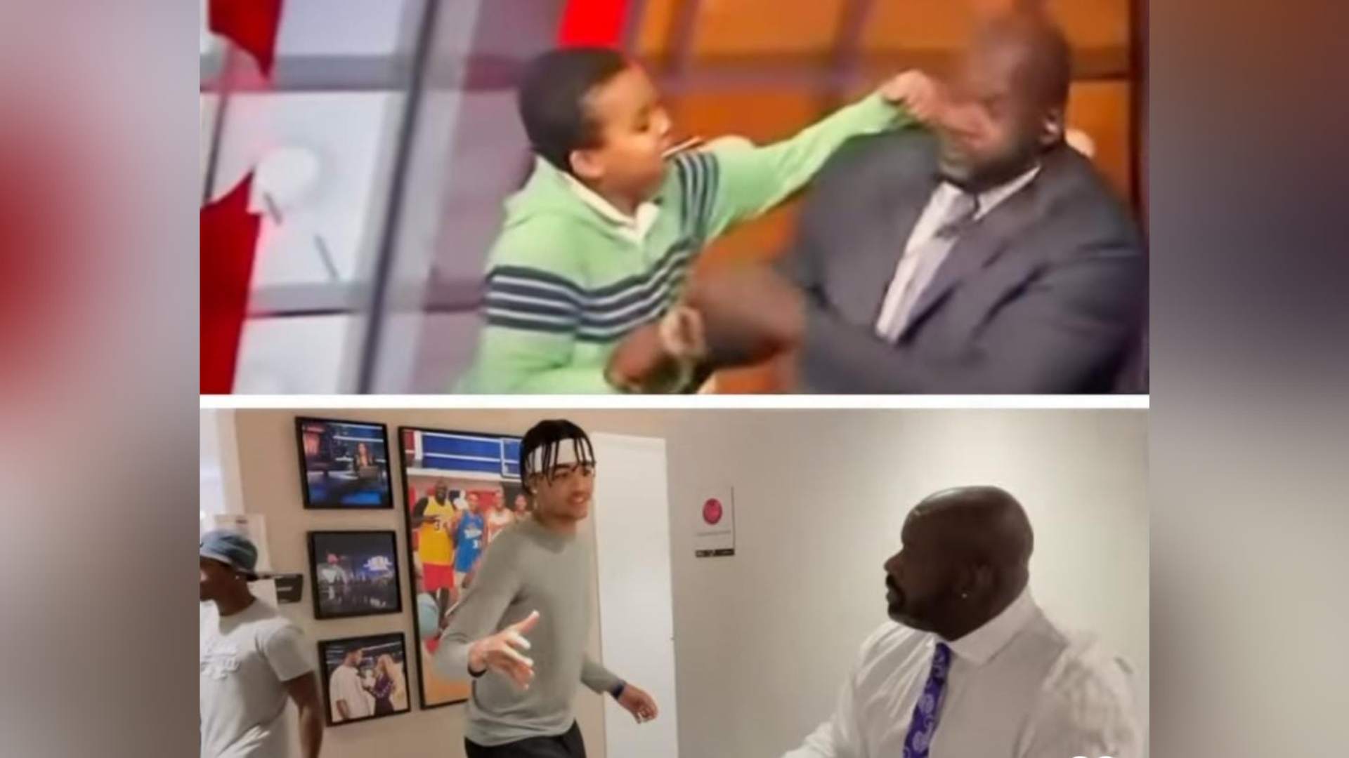 “Did he Will Smith you” Shaquille O’Neal getting punched by the same boy 7-years-apart leaves make NBA fans go berserk