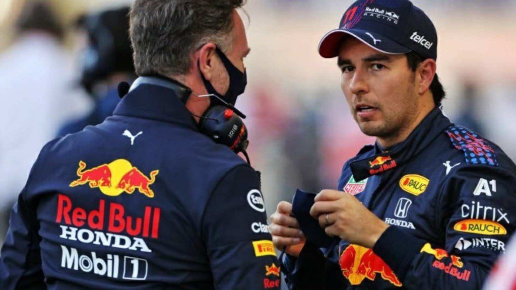 Christian Horner and Sergio Perez