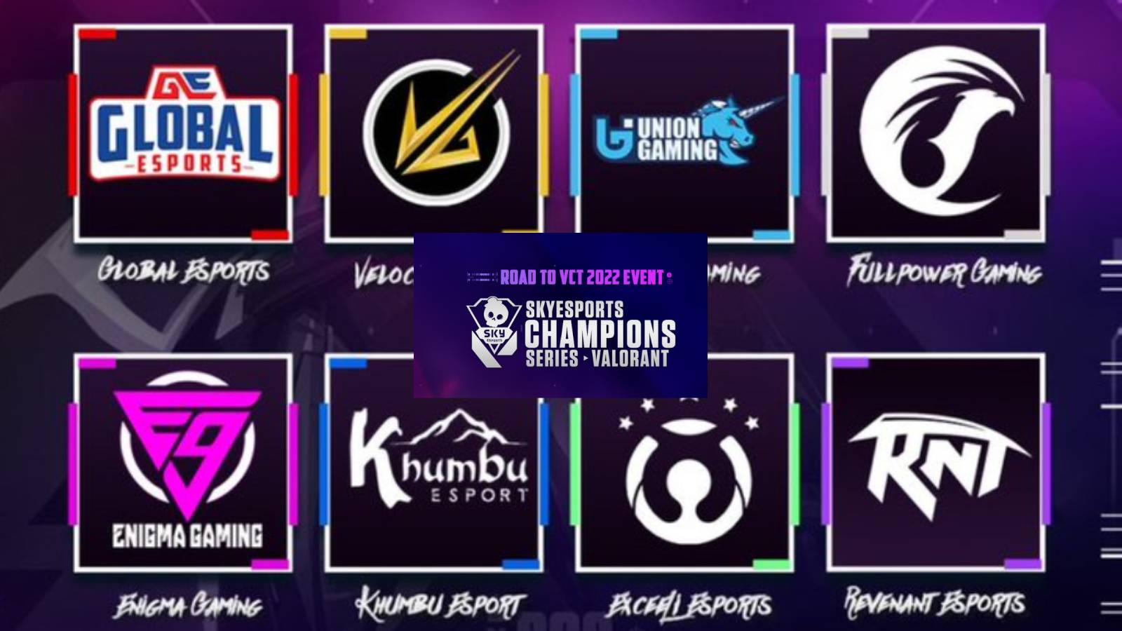 All qualified teams for Skyesports Valorant Champions Series (SCS) 2022