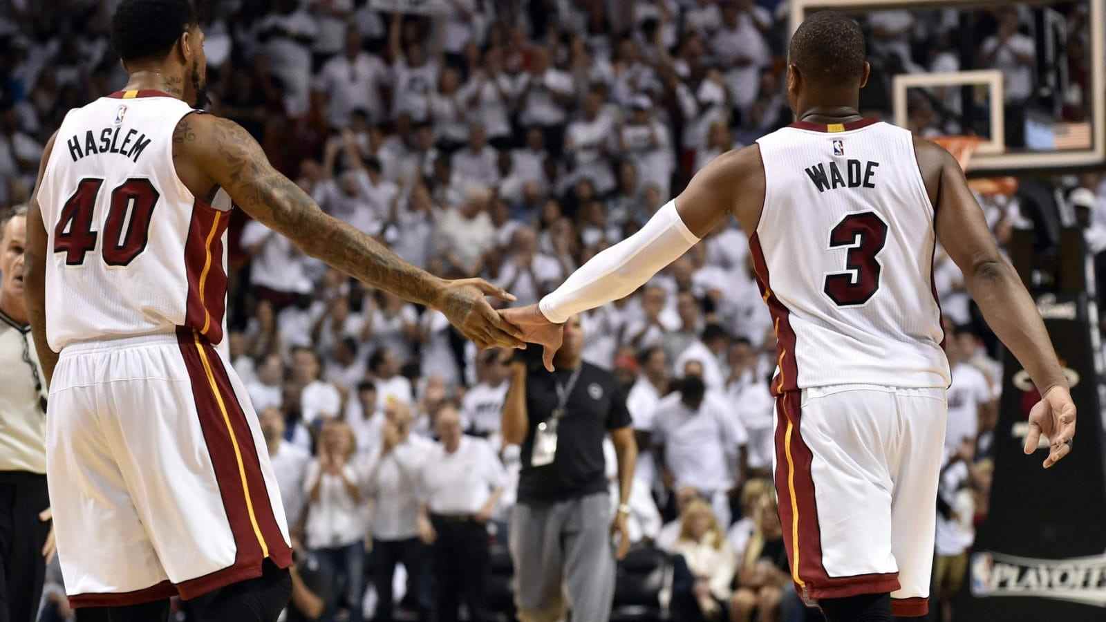 Heat legend Dwyane Wade receives hilarious surprise gift from Udonis Haslem after win vs Sixers in Game 2