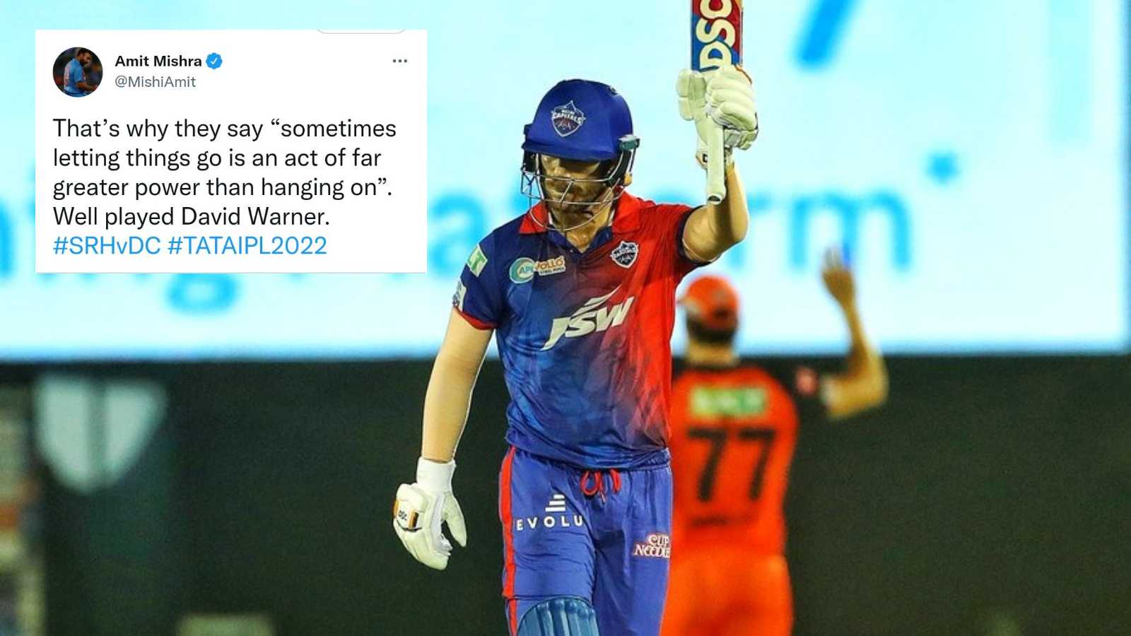 “Absolute carnage”- DC’s David Warner goes beast mode against Hyderabad; slams record-breaking half century