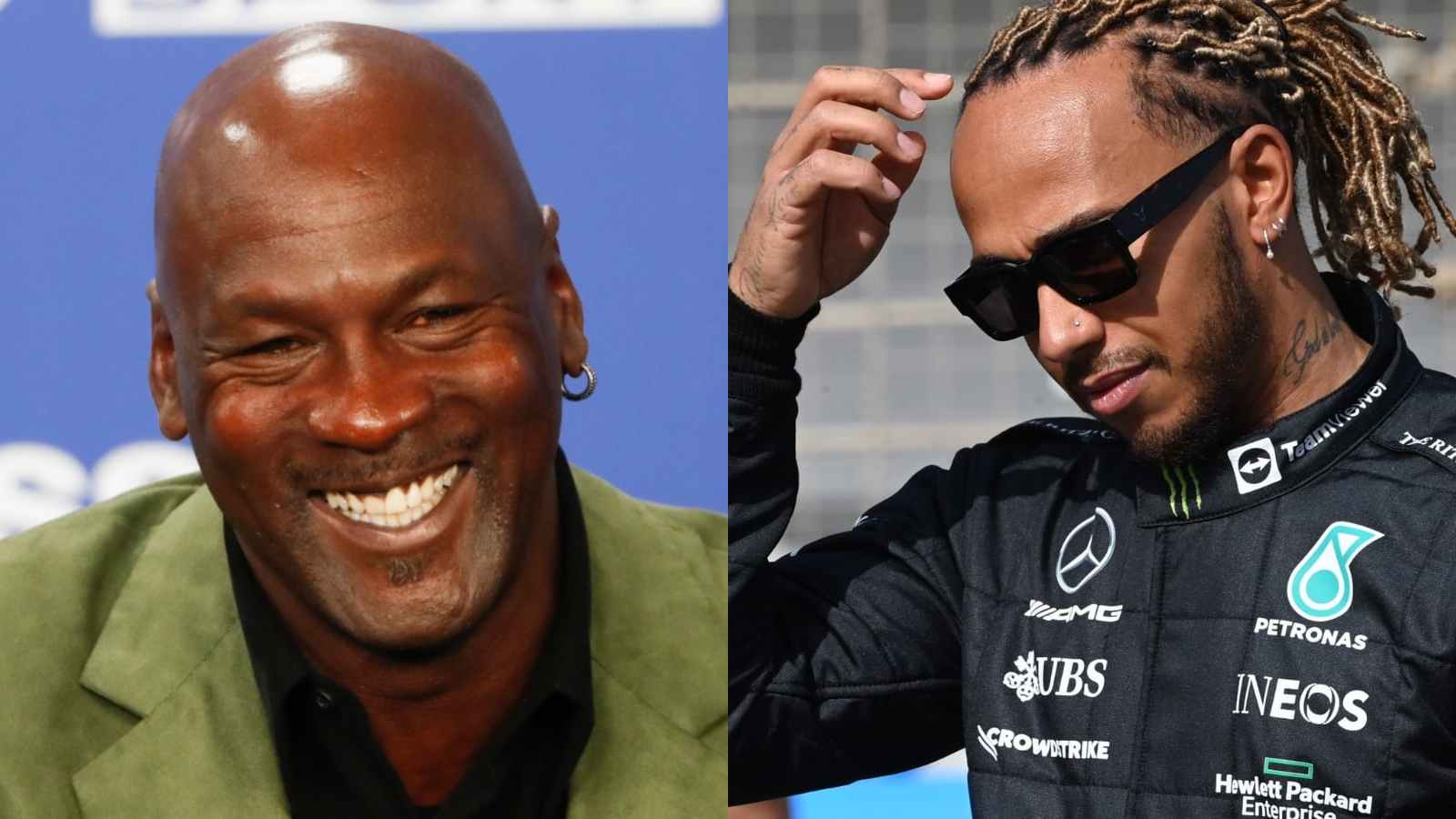 “Just Two G.O.A.Ts embracing one another” NBA Twitter goes berserk as Michael Jordan and Lewis Hamilton low-five in Met Gala