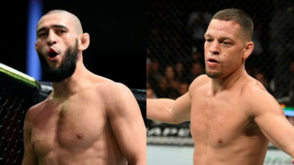 Nate Diaz and Khamzat Chimaev