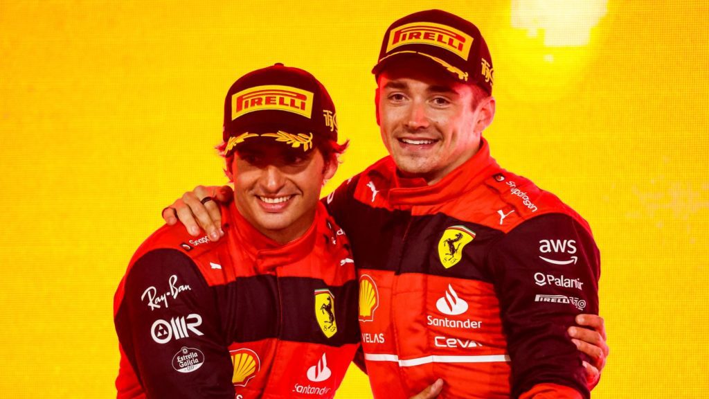 Charles Leclerc and Carlos Sainz