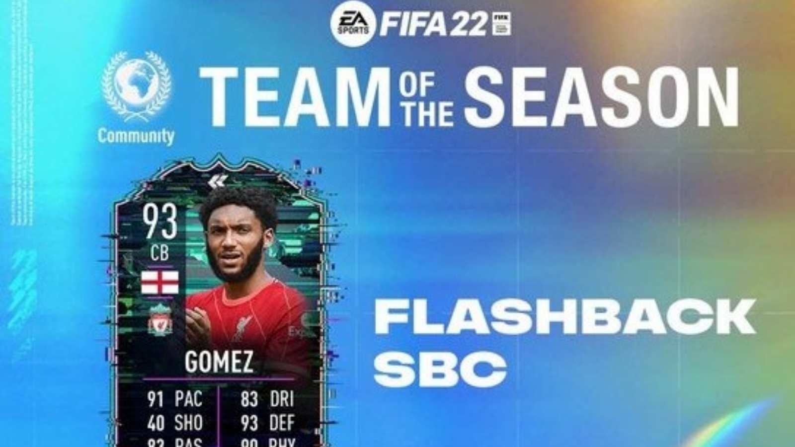 How to get the Joe Gomez FIFA 22 Flashback Community TOTS card?