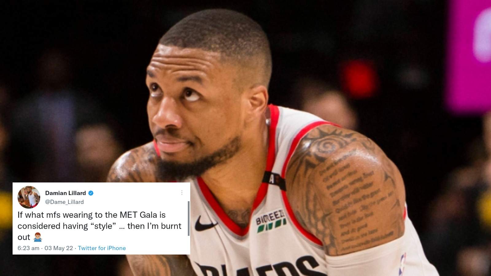 “Is this what motherf*****s wearing considered style” Damian Lillard throws wild shade at outrageous ‘Gilded Glamour’ fits at Met Gala