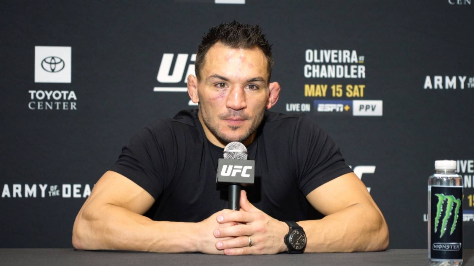 Michael Chandler  argues in favour of solidifying a position in the Top-3 of the lightweight rankings following UFC 274 triumph