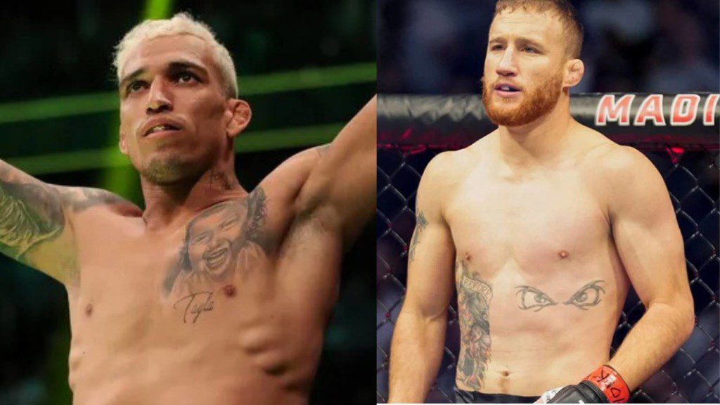 Justin Gaethje and Charles Oliviera