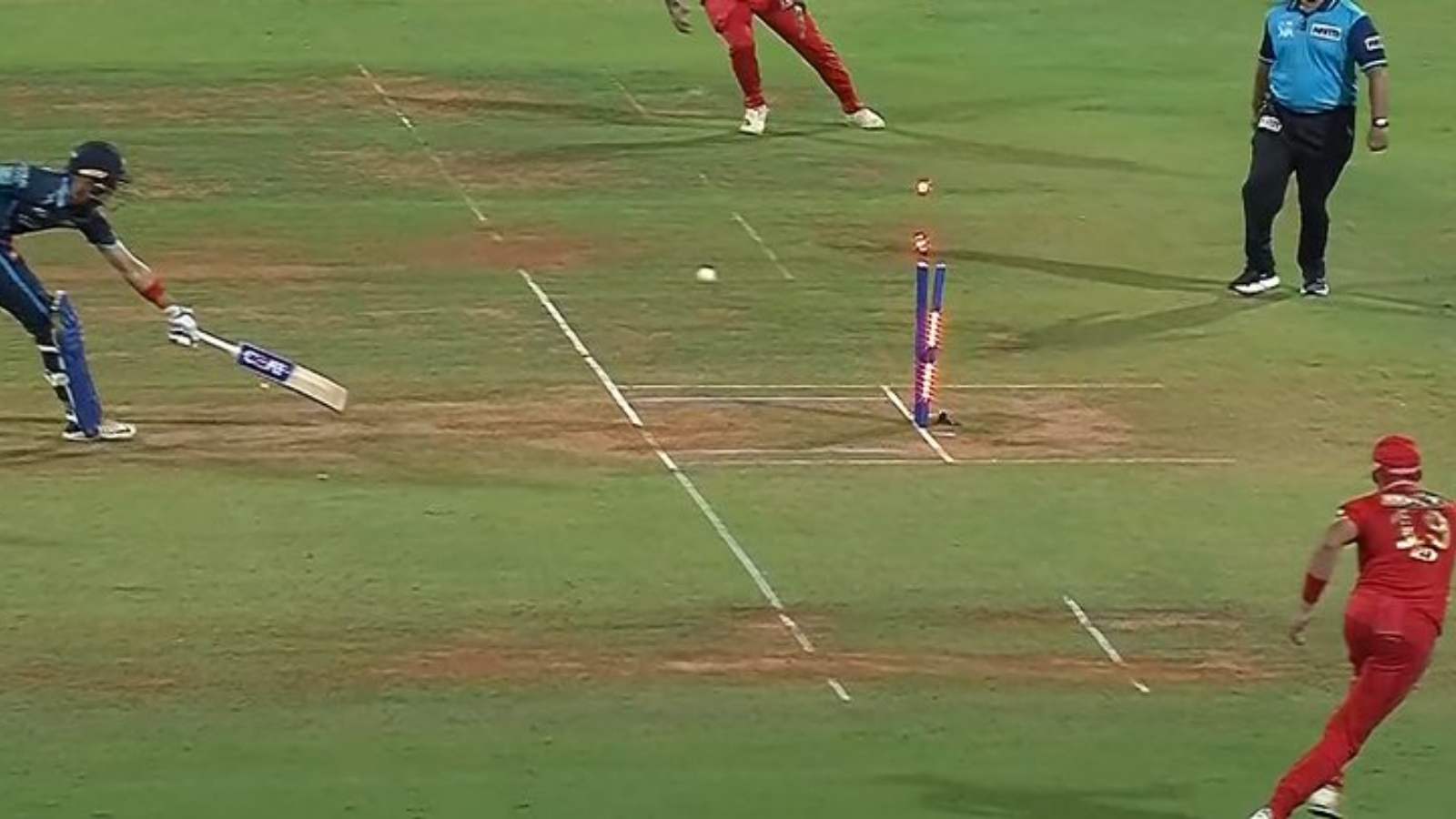 [WATCH]- Rishi Dhawan hits bullseye to run-out Shubman Gill; the latter fumes at bowler Sandeep Sharma