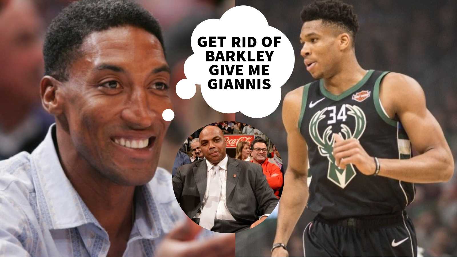 “I want him, no wait, get rid of Barkley” Scottie Pippen picks Giannis Antetokounmpo in place of Charles Barkley in his all-time starting five