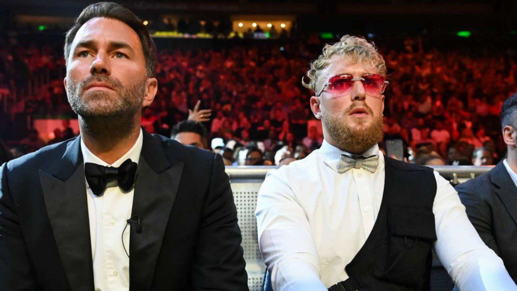 Eddie Hearn and Jake Paul