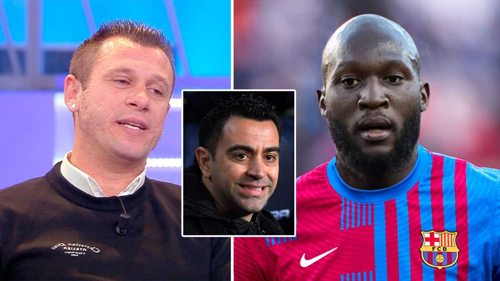 “He can’t play three passes with Chelsea”- Former Real Madrid player Antonio Cassano threatens to stop watching Barcelona matches if they sign Romelu Lukaku