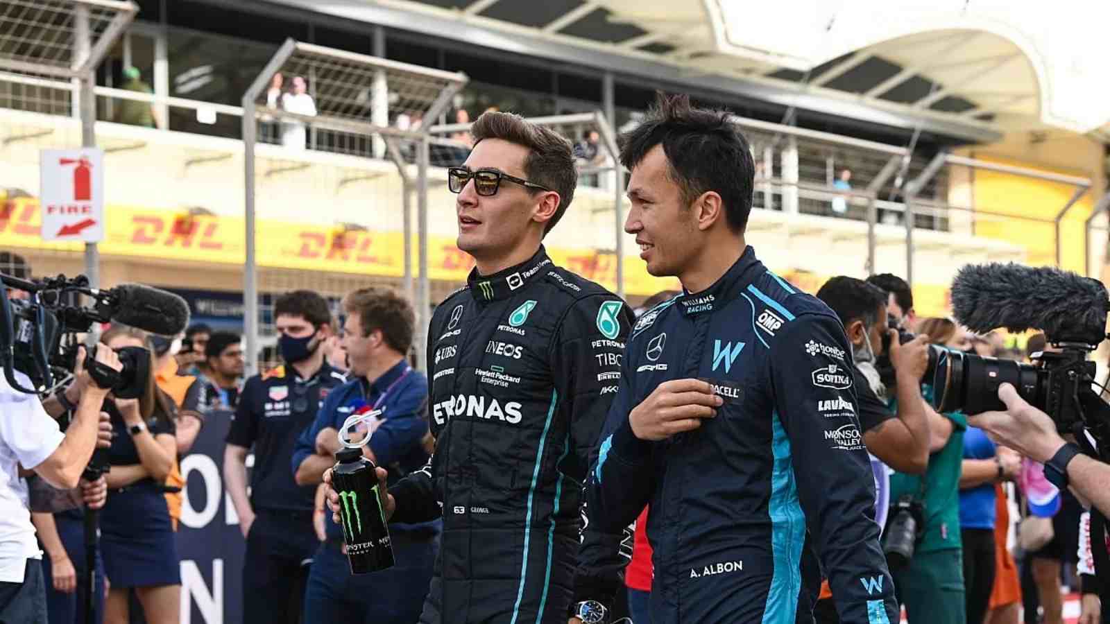 Williams draw comparisons between Alex Albon and George Russell’s driving style