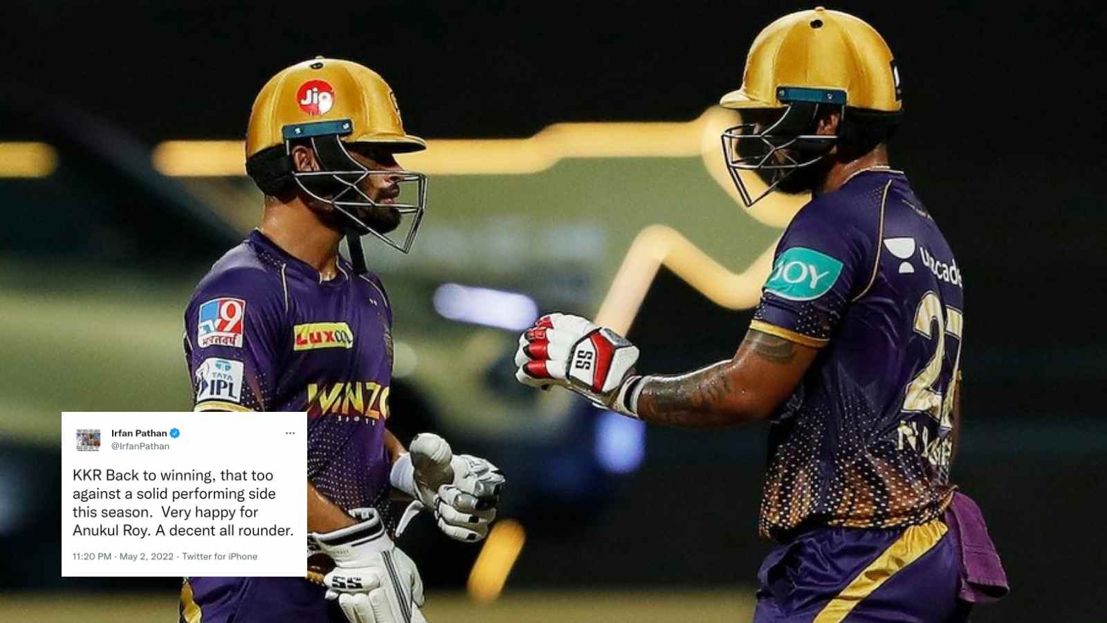 “King Rinku”- Twitter reacts after Rinku Singh and Nitish Rana power KKR to a brilliant win over RR