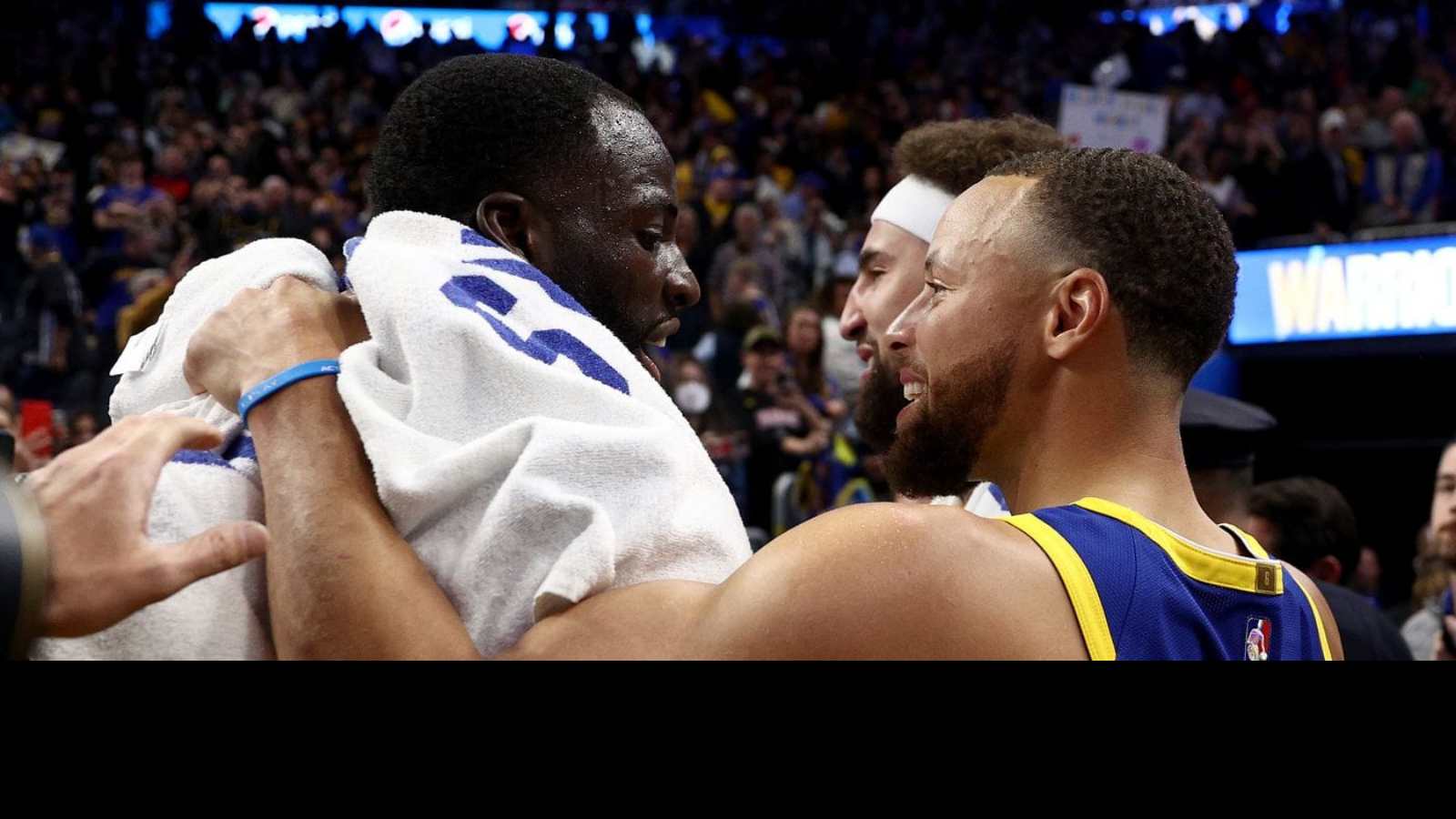 “Thanks for avenging my ejection” Draymond Green cannot control his happiness as he hypes Warriors teammates after Game 1 win over the Grizzlies