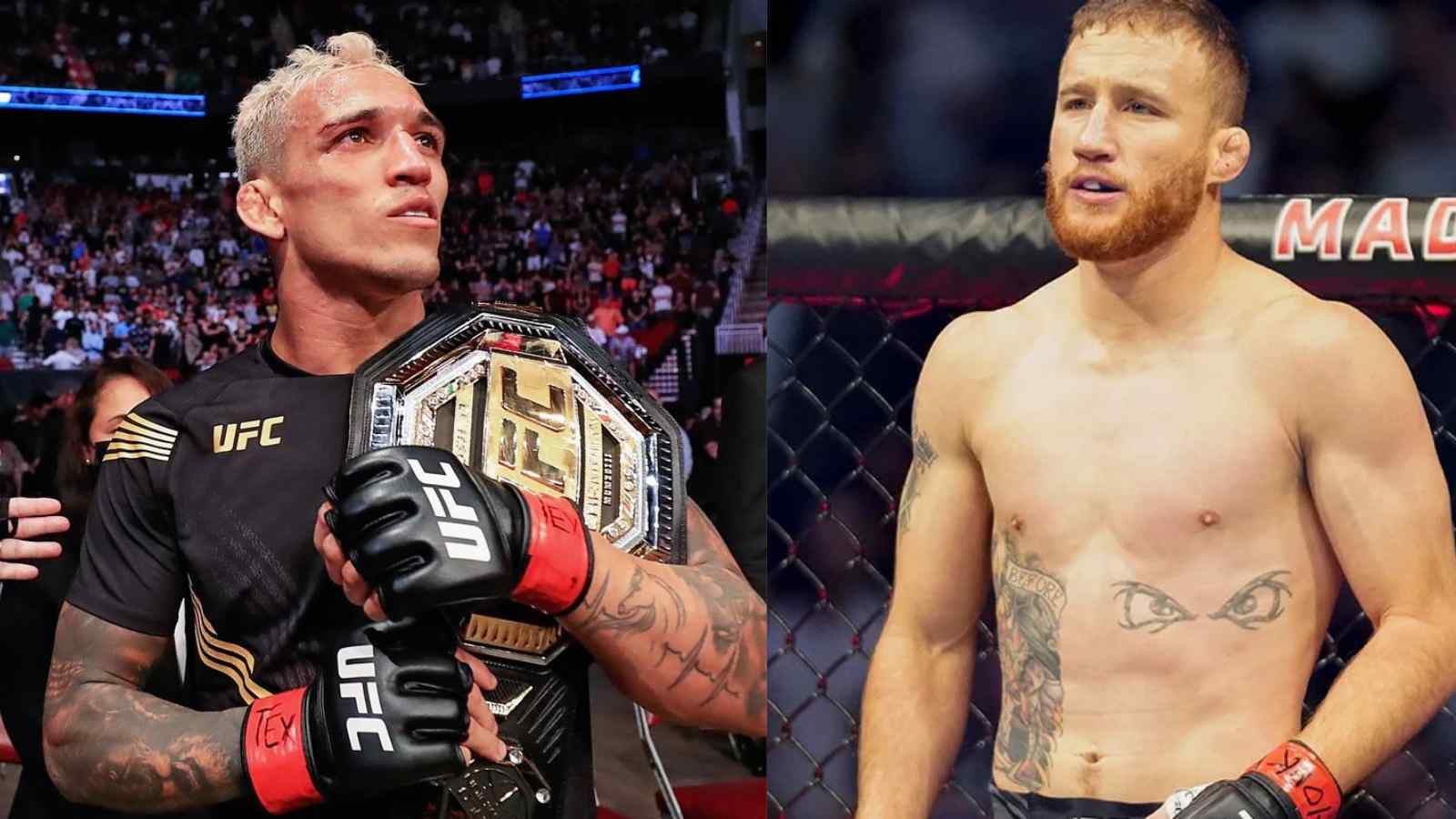 “Put a hole in his face”- Justin Gaethje warns Charles Oliveira what to expect at UFC 274