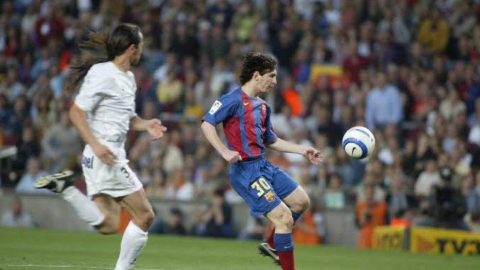 On This Day: A 17-year-old Lionel Messi scored his first goal for Barcelona 17 years ago