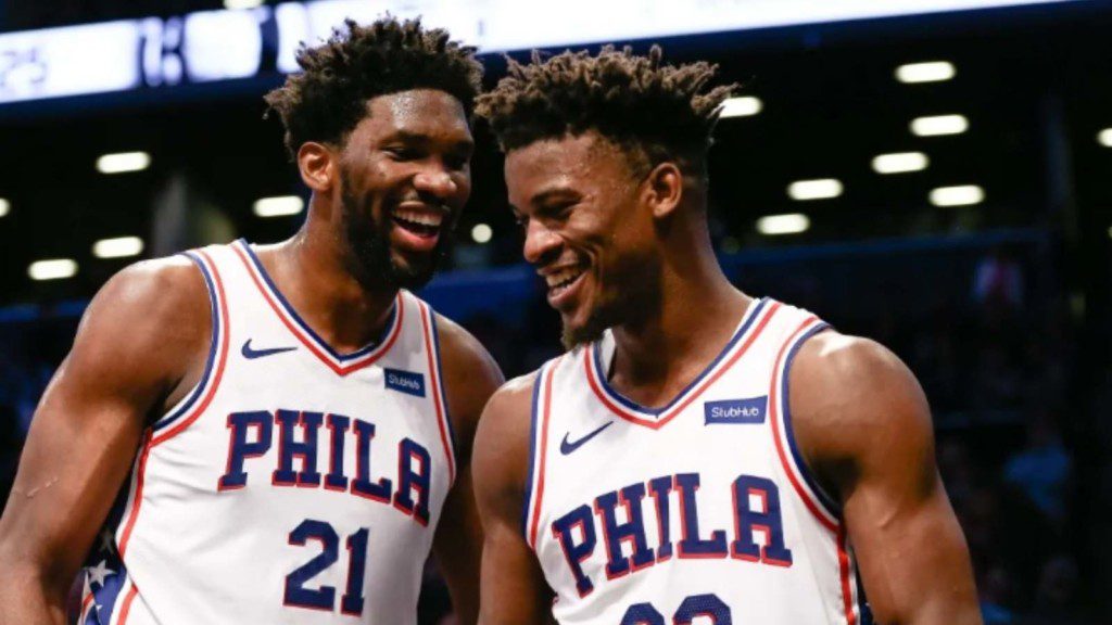 Joel Embiid and Jimmy Butler