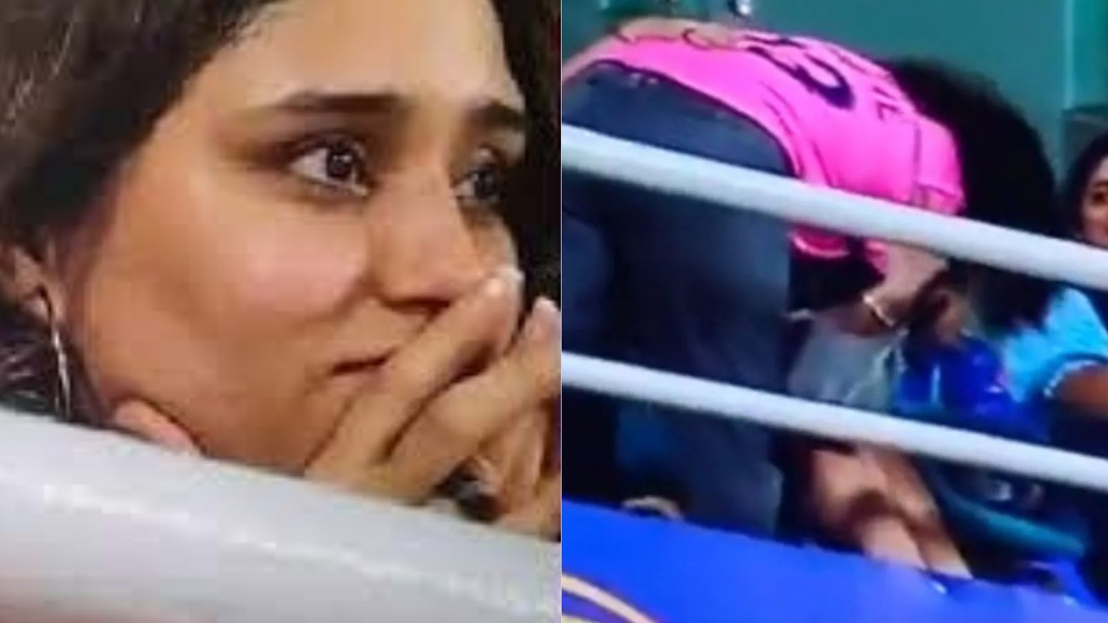 Watch: Ashwin’s wife hugs Rohit Sharma’s wife after the RR off-spinner removes the MI captain