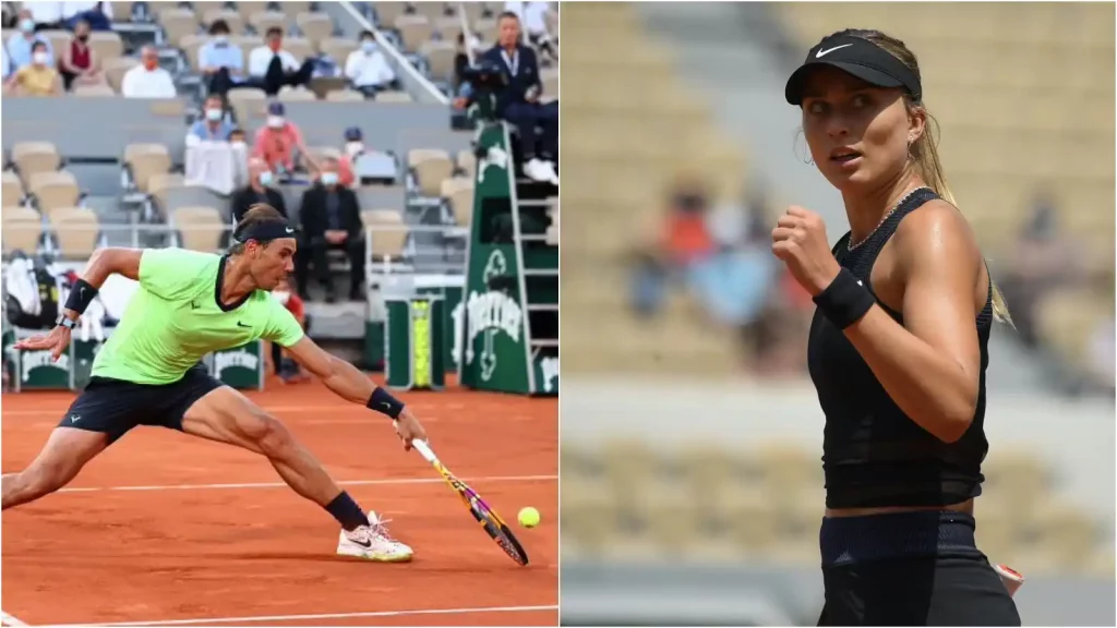 Rafael Nadal and Paula Badosa