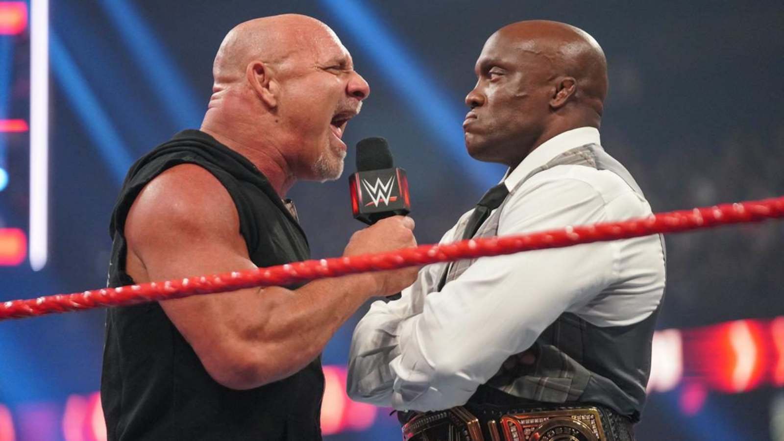 “I’ll take it any time”; Bobby Lashley reveals he is waiting for a challenge from WWE Hall of Famer Goldberg