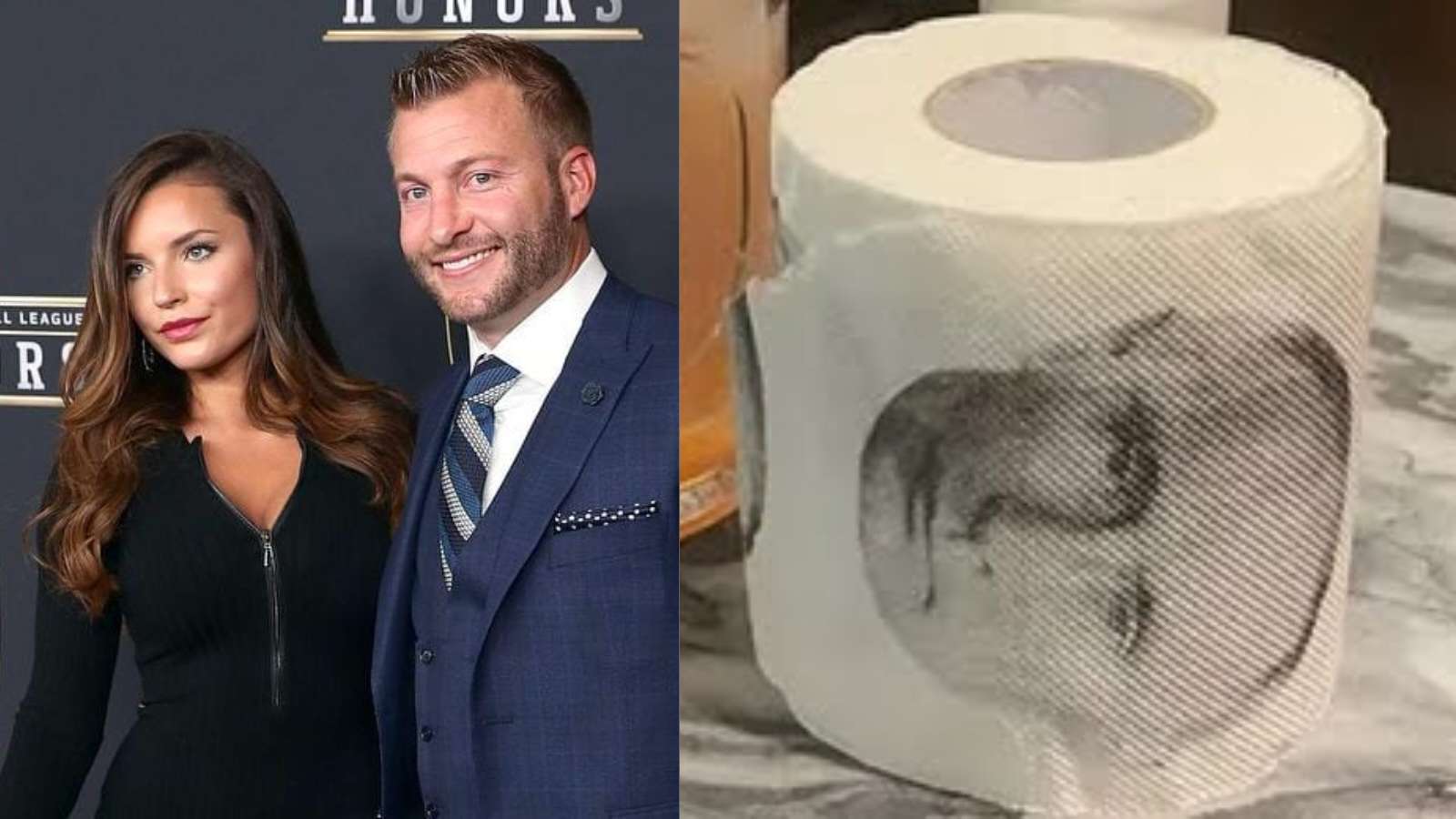 “Putin toilet paper”: Sean McVay’s Ukrainian fiancee Veronika Khomyn is stocking up on toilet paper that has Vladimir Putin’s face printed on it