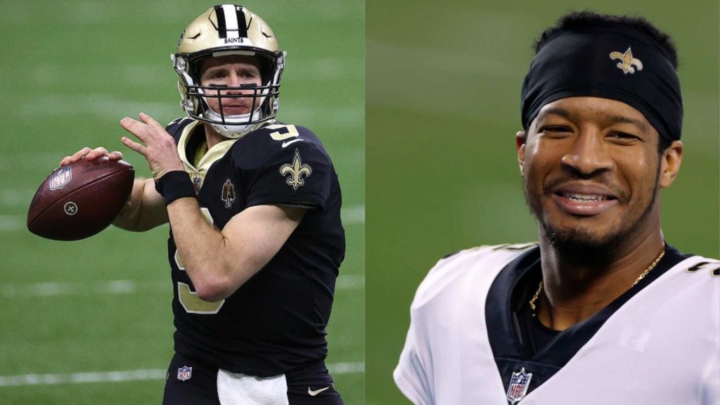 Drew Brees and Jameis Winston