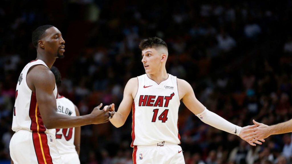 Tyler Herro and Bam Adebayo delivering for Miami Heat