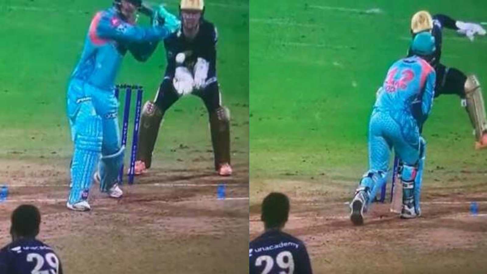 WATCH: Spinner Varun Chakravarthy bowls bouncer on free-hit in KKR vs LSG; video goes viral