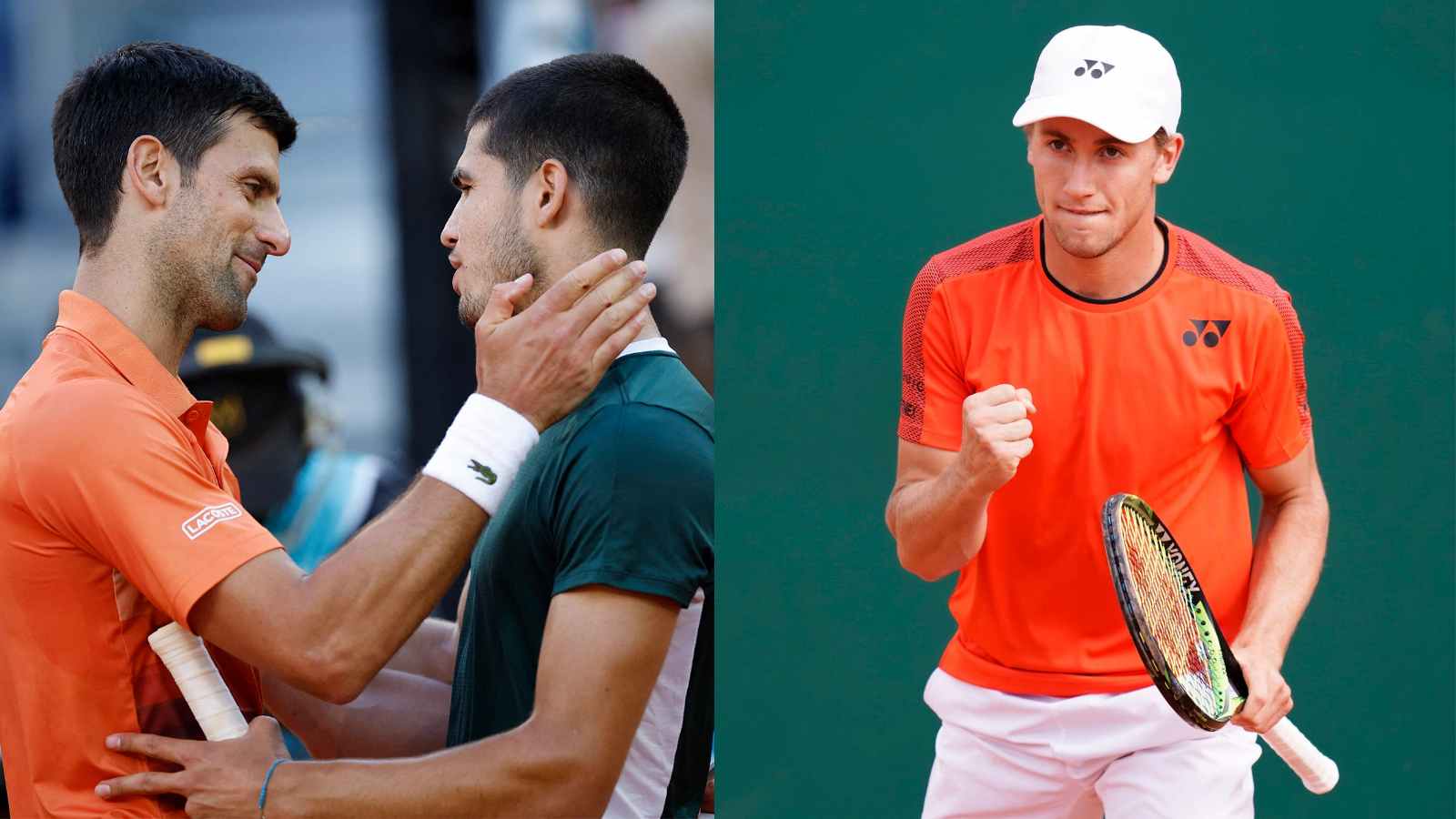 ‘Novak Djokovic vs Carlos Alcaraz’ Casper Ruud makes his pick for the top guy at the Roland-Garros