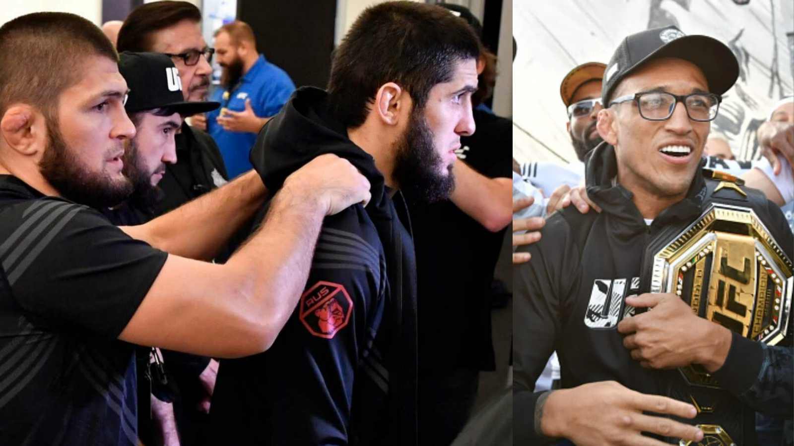 Khabib Nurmagomedov predicts “more skilled” Islam Makhachev to “roll over” Charles Oliveira at UFC 280