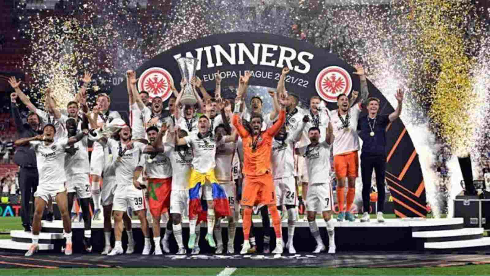 “Enjoy this moment, Frankfurt fans”- Twitter reacts as Eintracht Frankfurt wins the Europa League 2021/22 title as they beat Rangers 5-4 on penalties