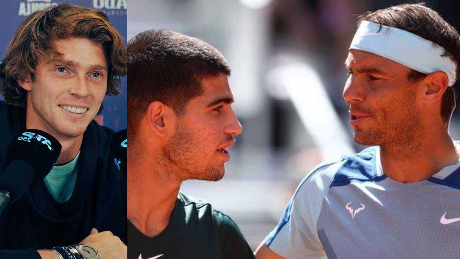 “Because he is young doesn’t mean they are alike” Andrey Rublev dismisses Carlos Alcaraz’s comparison with Rafael Nadal