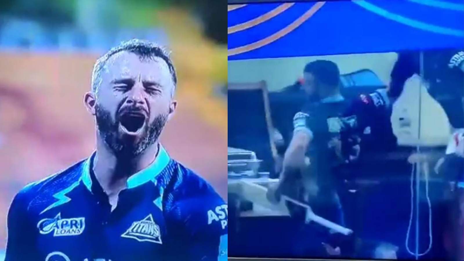 WATCH: Angry Matthew Wade throws helmet and bat in dressing room after being wrongly given LBW