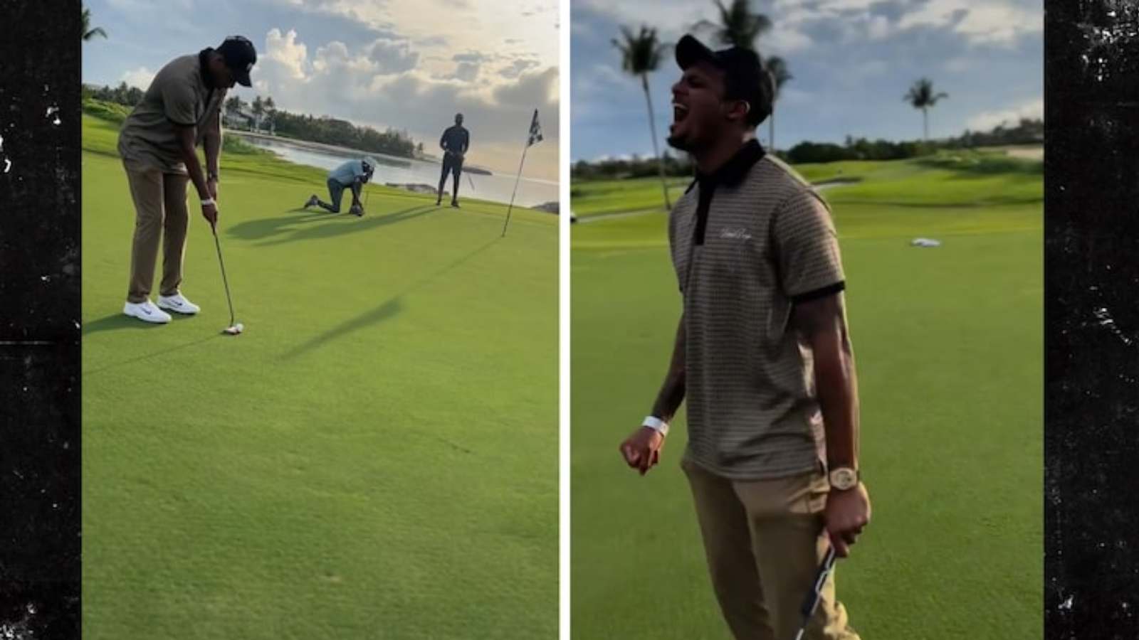 “Deshaun Watson ain’t sweating the NFL Investigation”: TMZ catches the QB playing golf  in the Bahamas while the NFL continues its probe into him