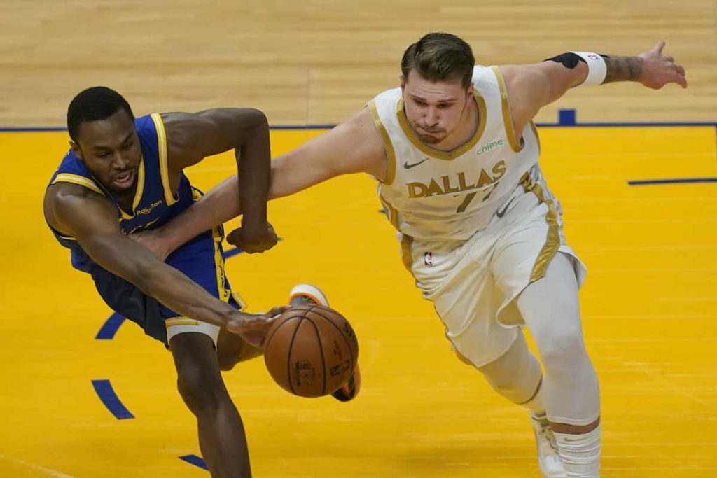 Andrew Wiggins and Luka Doncic