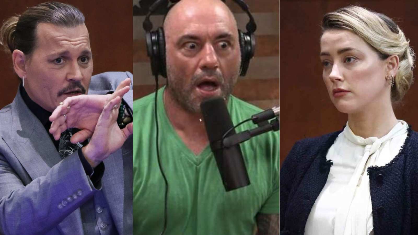 “This is f**king done” Joe Rogan reacts to Amber Heard’s team shockingly give up on the Johnny Depp abuse case