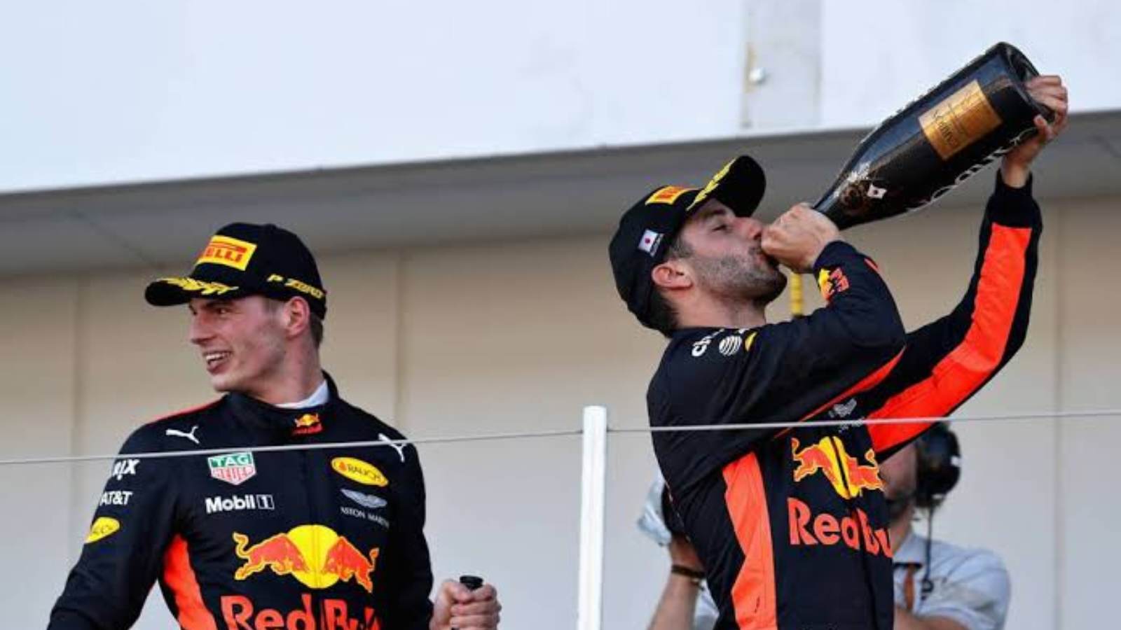 Max Verstappen and Daniel Ricciardo