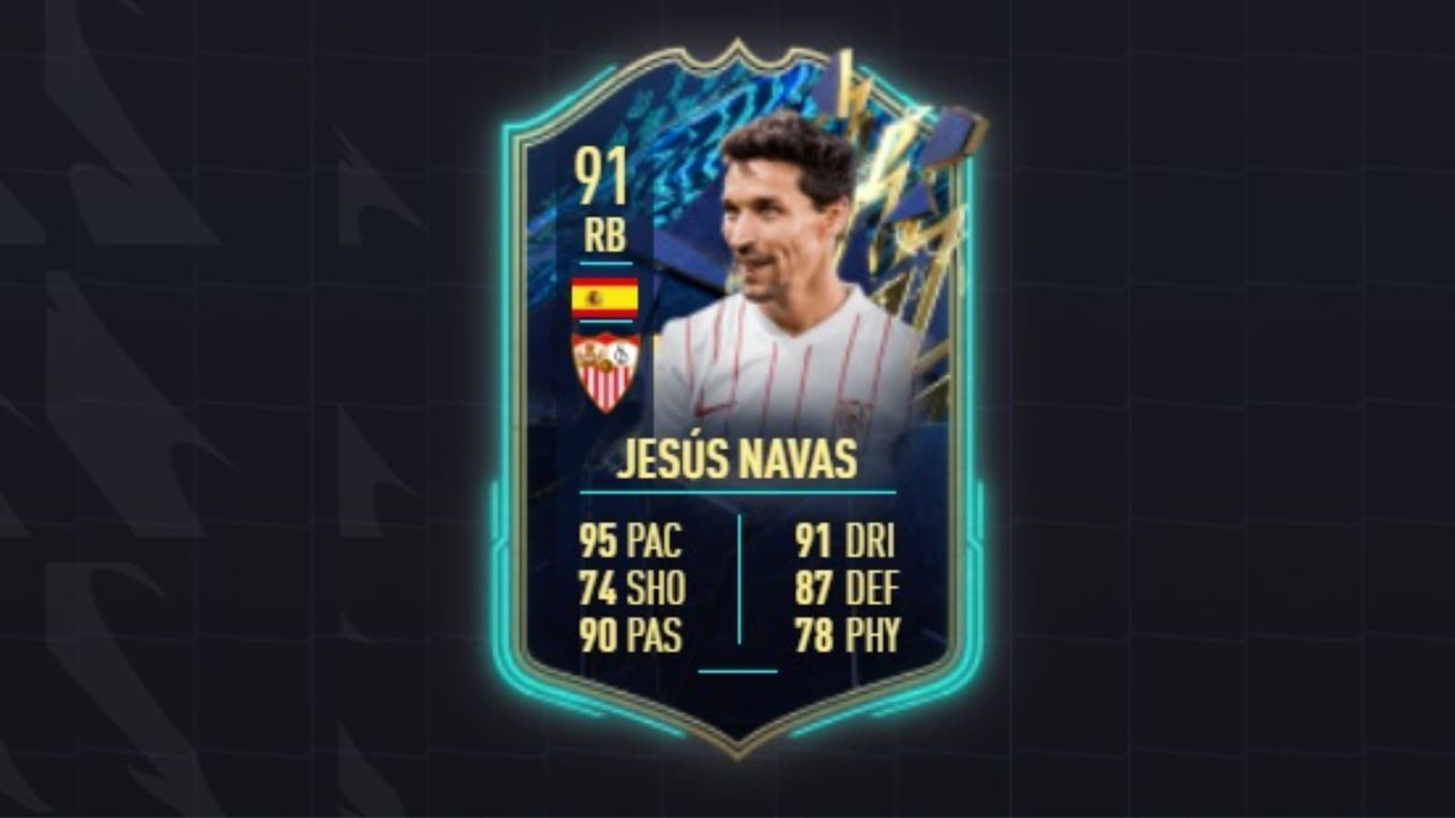 How to get the Jesus Navas FIFA 22 TOTS objective player item?